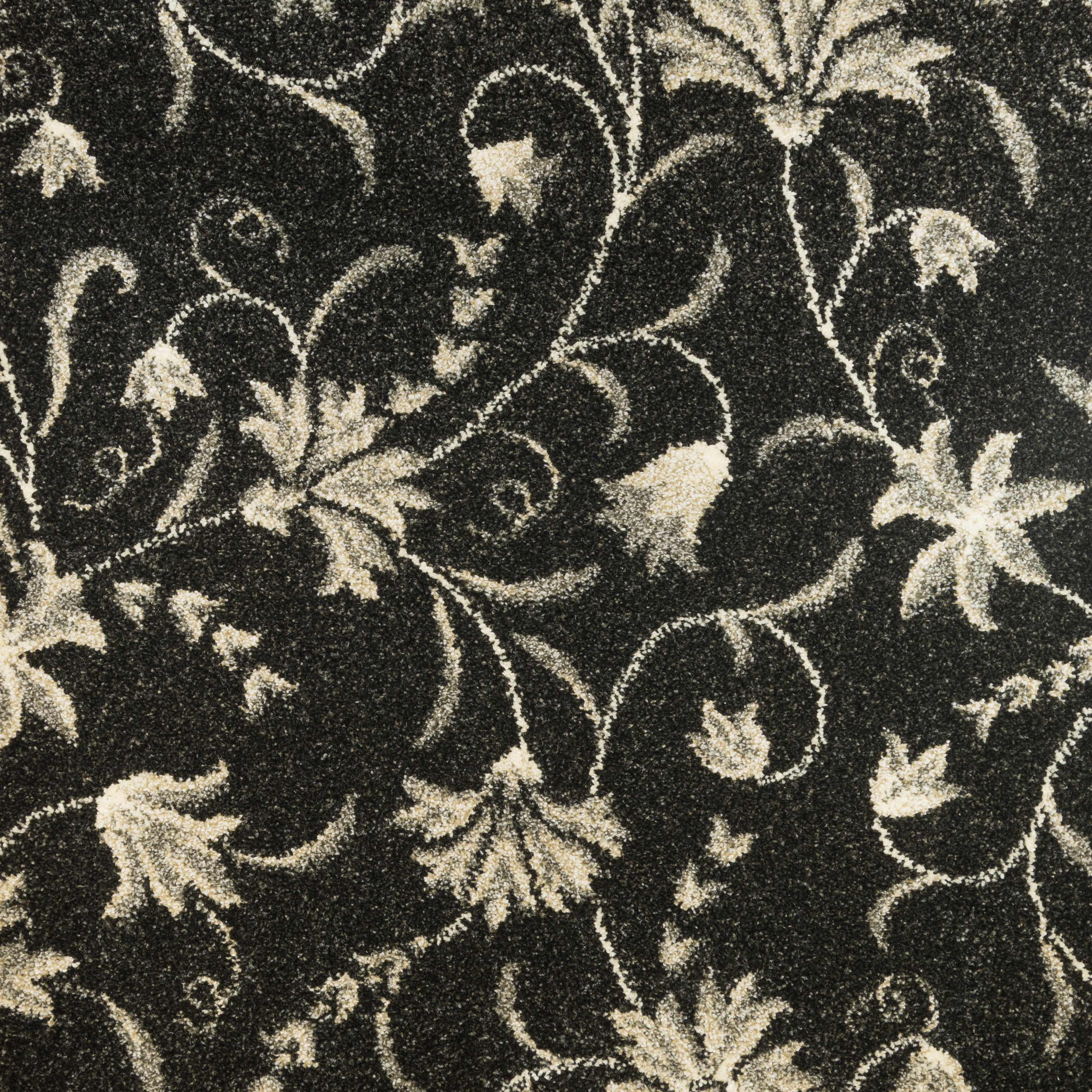 Floral Walk Dark Slate Fells Carpets